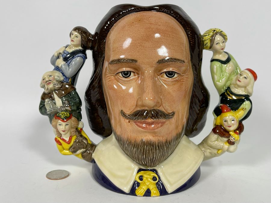 Royal Doulton William Shakespeare Limited Edition Toby Jug Mug 7H D6933 [Photo 3]