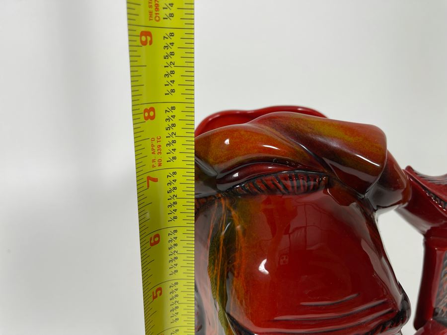 Royal Doulton Flambe Confucius Limited Edition Toby Jug Mug 7H D7003 [Photo 14]