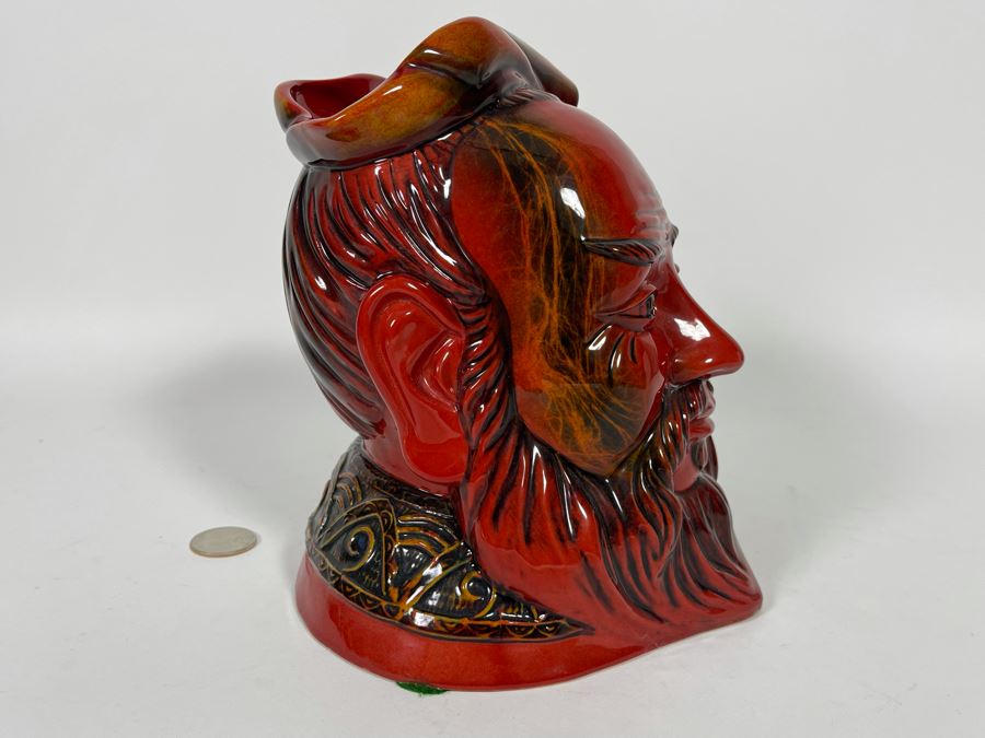 Royal Doulton Flambe Confucius Limited Edition Toby Jug Mug 7H D7003 [Photo 8]