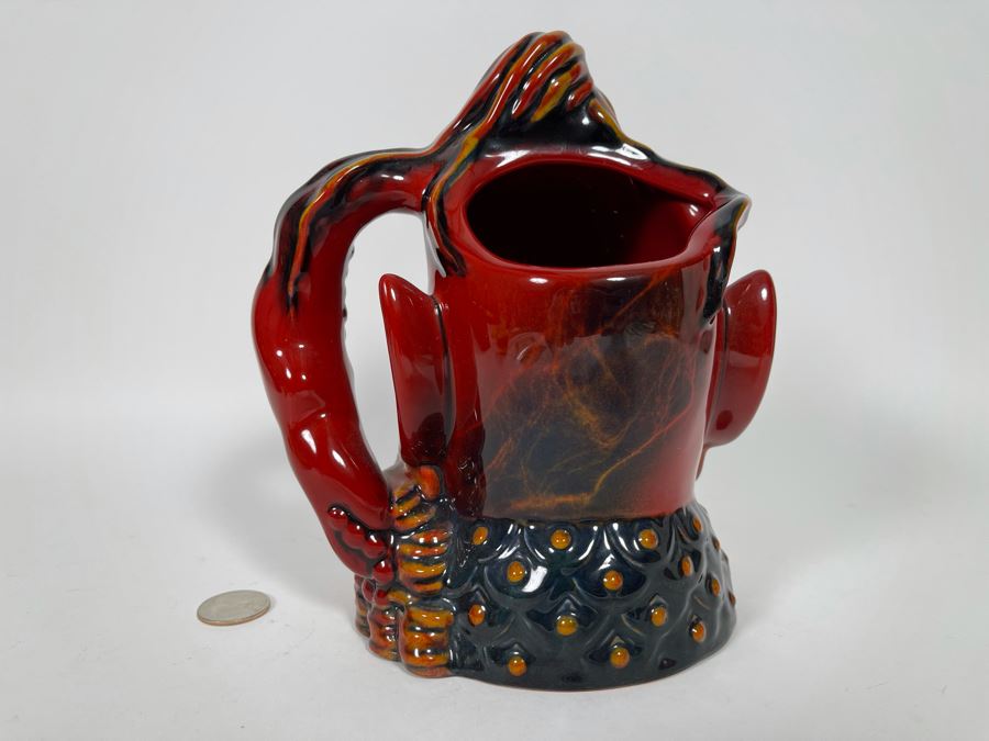 Royal Doulton Flambe Aladdin’s Genie Limited Edition Toby Jug Mug 7H D6971 [Photo 7]