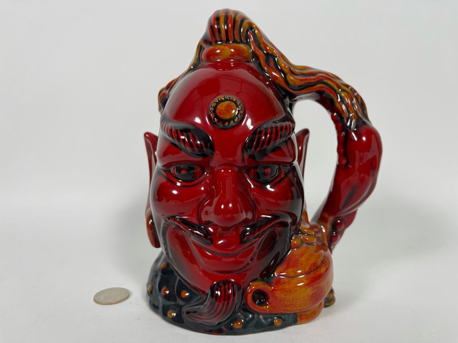 Royal Doulton Flambe Aladdin’s Genie Limited Edition Toby Jug Mug 7H D6971 [Photo 2]