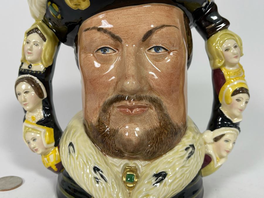 Royal Doulton King Henry VIII Limited Edition Toby Jug Mug Signed By Michael Doulton 7H D6888 [Photo 5]