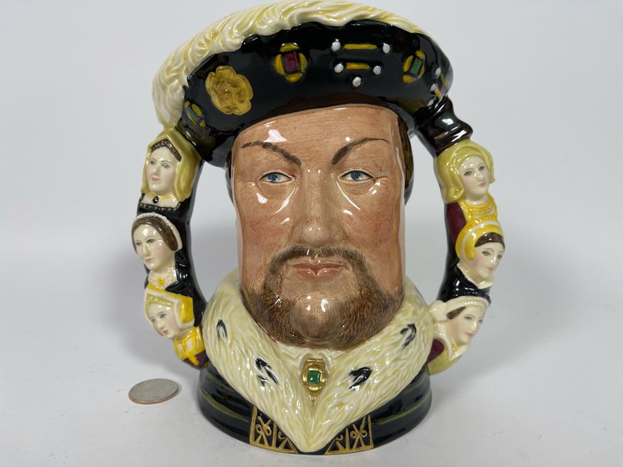 Royal Doulton King Henry VIII Limited Edition Toby Jug Mug Signed By Michael Doulton 7H D6888 [Photo 18]