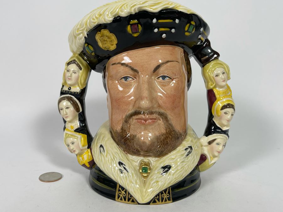 Royal Doulton King Henry VIII Limited Edition Toby Jug Mug Signed By Michael Doulton 7H D6888 [Photo 4]