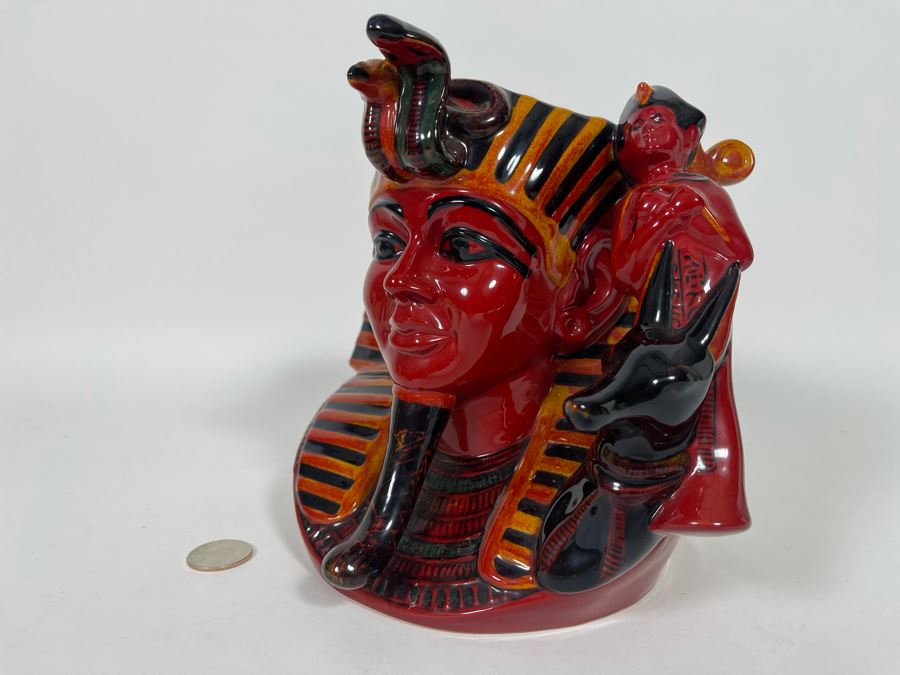 Royal Doulton Flambe The Pharaoh Limited Edition Toby Jug Mug 7H D7028 [Photo 4]