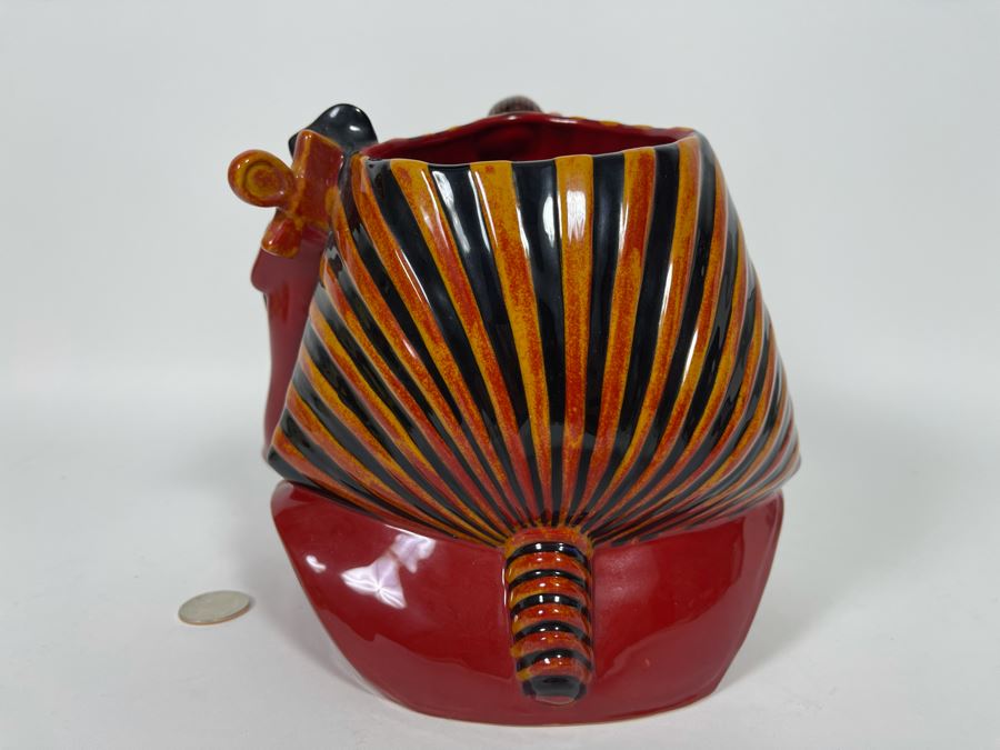 Royal Doulton Flambe The Pharaoh Limited Edition Toby Jug Mug 7H D7028 [Photo 9]