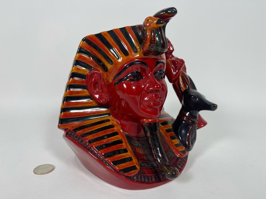 Royal Doulton Flambe The Pharaoh Limited Edition Toby Jug Mug 7H D7028 [Photo 12]