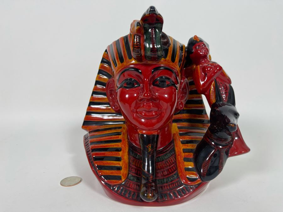 Royal Doulton Flambe The Pharaoh Limited Edition Toby Jug Mug 7H D7028 [Photo 3]