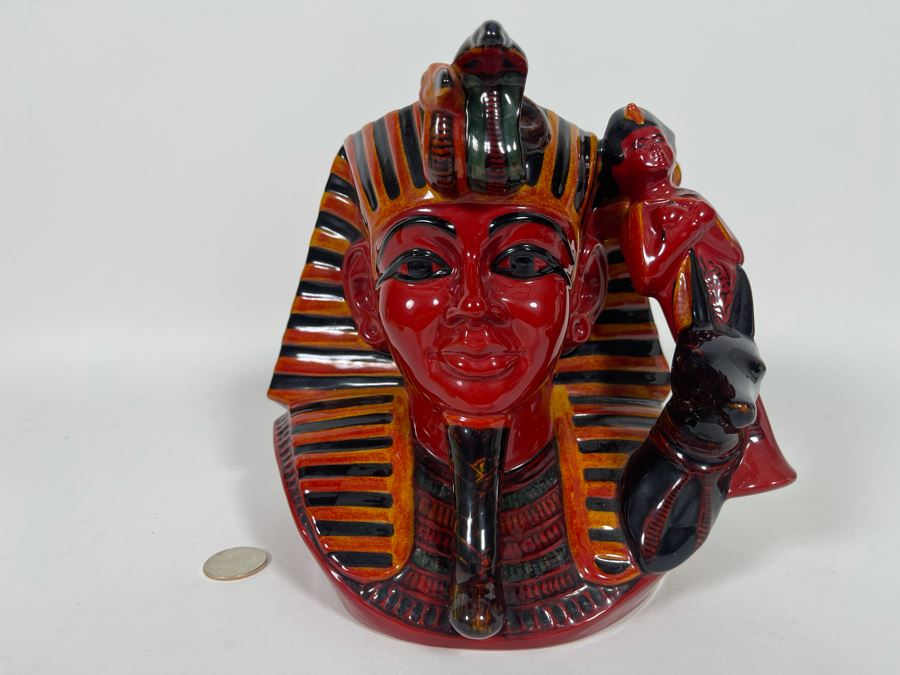Royal Doulton Flambe The Pharaoh Limited Edition Toby Jug Mug 7H D7028 [Photo 2]