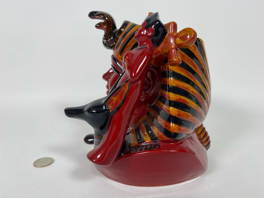 Royal Doulton Flambe The Pharaoh Limited Edition Toby Jug Mug 7H D7028 [Photo 8]