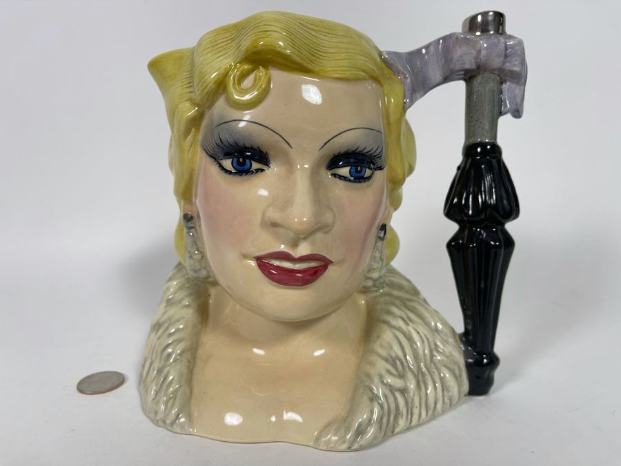 Royal Doulton The Celebrity Collection Mae West Toby Jug Mug 7H D6688 [Photo 2]
