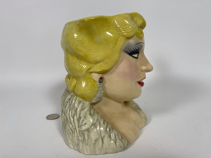 Royal Doulton The Celebrity Collection Mae West Toby Jug Mug 7H D6688 [Photo 6]