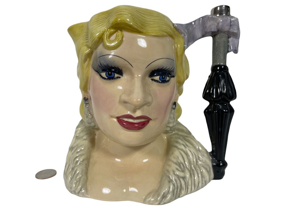 Royal Doulton The Celebrity Collection Mae West Toby Jug Mug 7H D6688 [Photo 1]