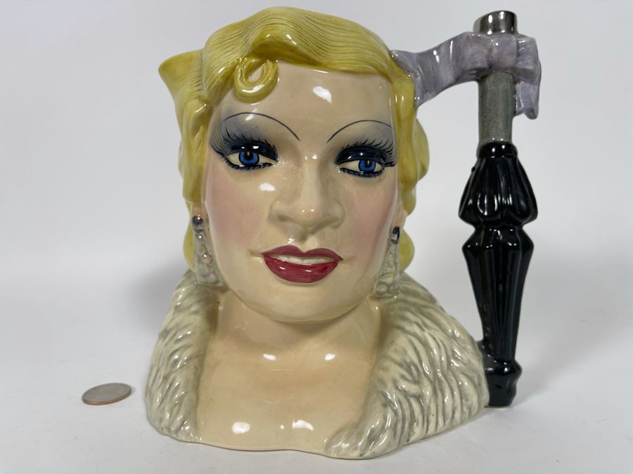 Royal Doulton The Celebrity Collection Mae West Toby Jug Mug 7H D6688 [Photo 3]