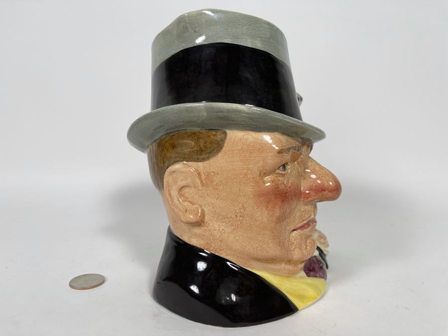 Royal Doulton The Celebrity Collection W.C. Fields Toby Jug Mug 7H D6674 [Photo 7]