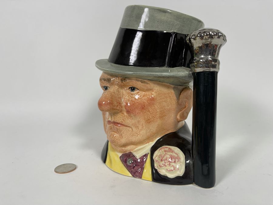 Royal Doulton The Celebrity Collection W.C. Fields Toby Jug Mug 7H D6674 [Photo 5]