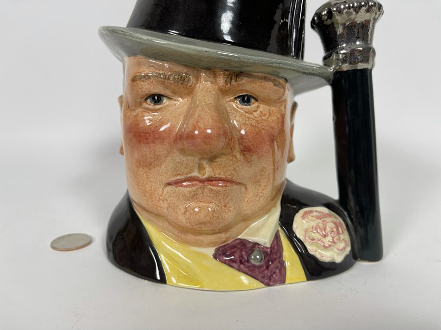 Royal Doulton The Celebrity Collection W.C. Fields Toby Jug Mug 7H D6674 [Photo 4]
