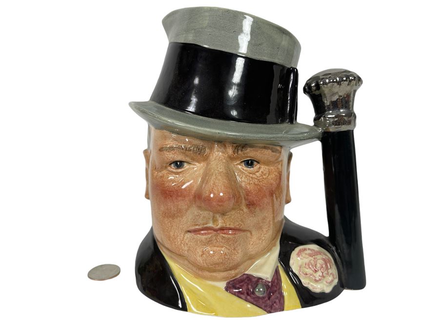 Royal Doulton The Celebrity Collection W.C. Fields Toby Jug Mug 7H D6674 [Photo 1]