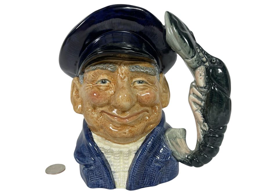 Royal Doulton The Lobster Man Toby Jug Mug 7H D6617 [Photo 1]