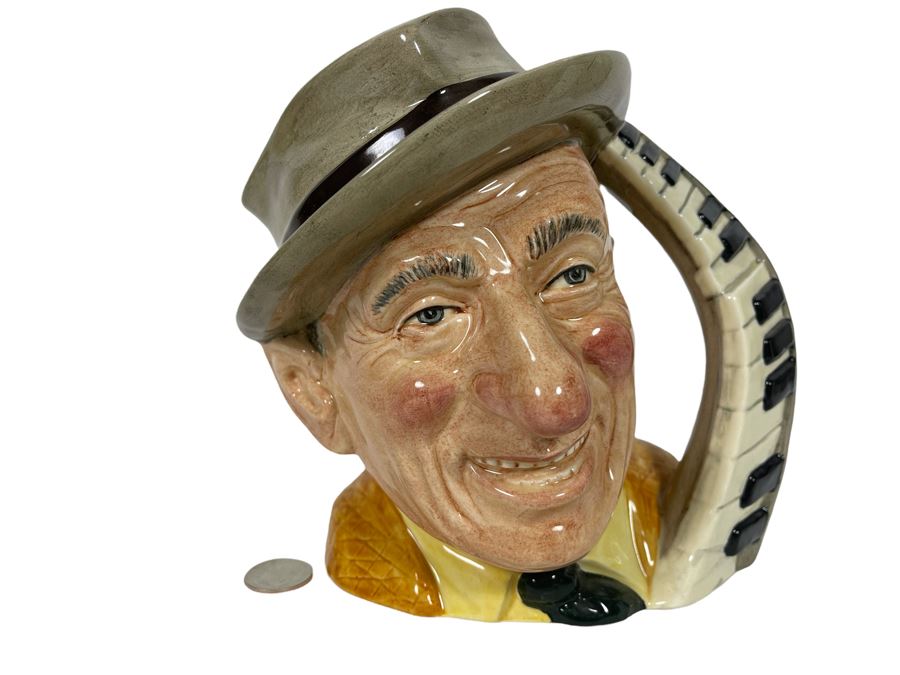 Royal Doulton The Celebrity Collection Jimmy Durante Toby Jug Mug 7.75H D6708 [Photo 1]
