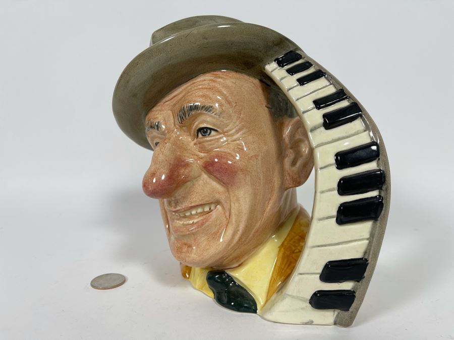 Royal Doulton The Celebrity Collection Jimmy Durante Toby Jug Mug 7.75H D6708 [Photo 4]
