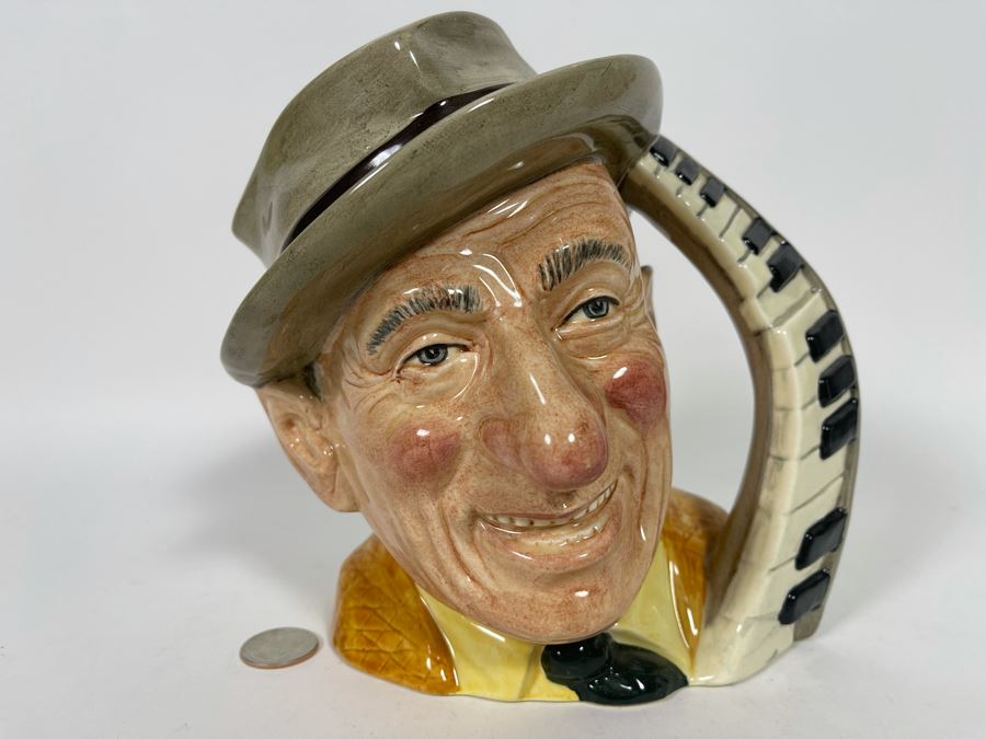Royal Doulton The Celebrity Collection Jimmy Durante Toby Jug Mug 7.75H D6708 [Photo 3]