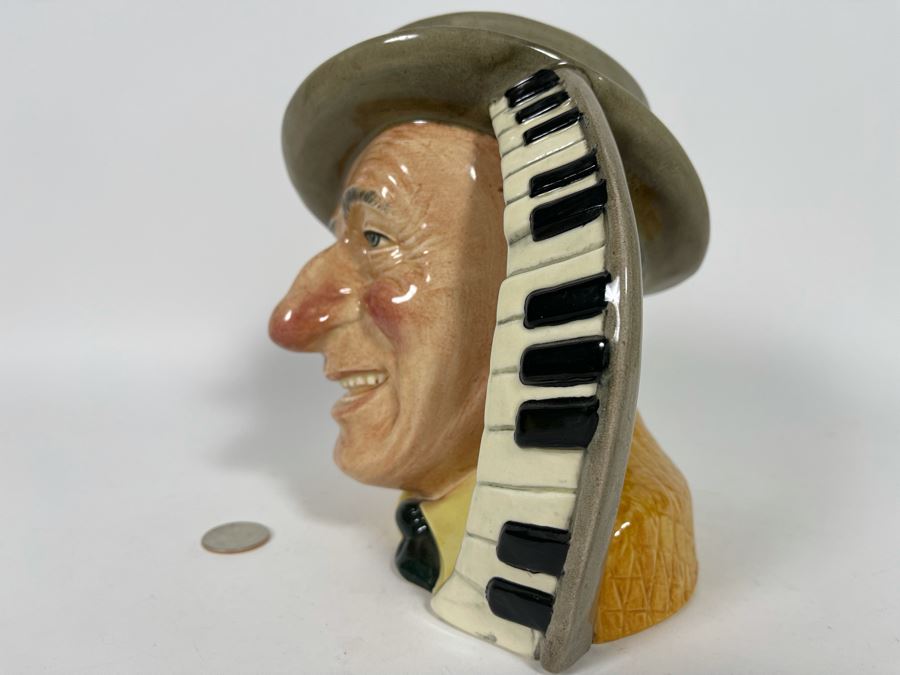 Royal Doulton The Celebrity Collection Jimmy Durante Toby Jug Mug 7.75H D6708 [Photo 5]