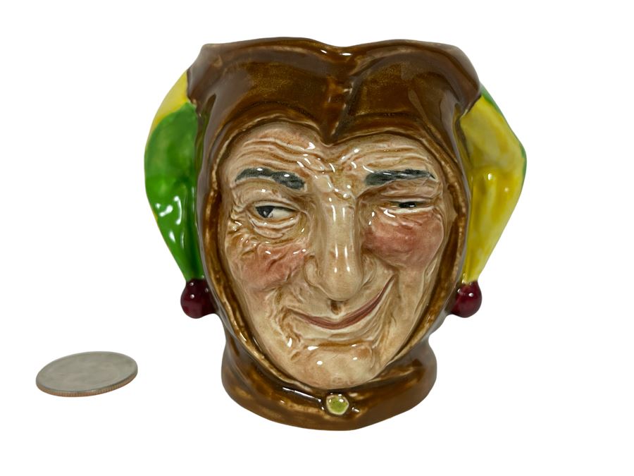 Royal Doulton The Jester Small Toby Jug Mug 3H [Photo 1]