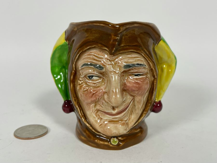 Royal Doulton The Jester Small Toby Jug Mug 3H [Photo 3]