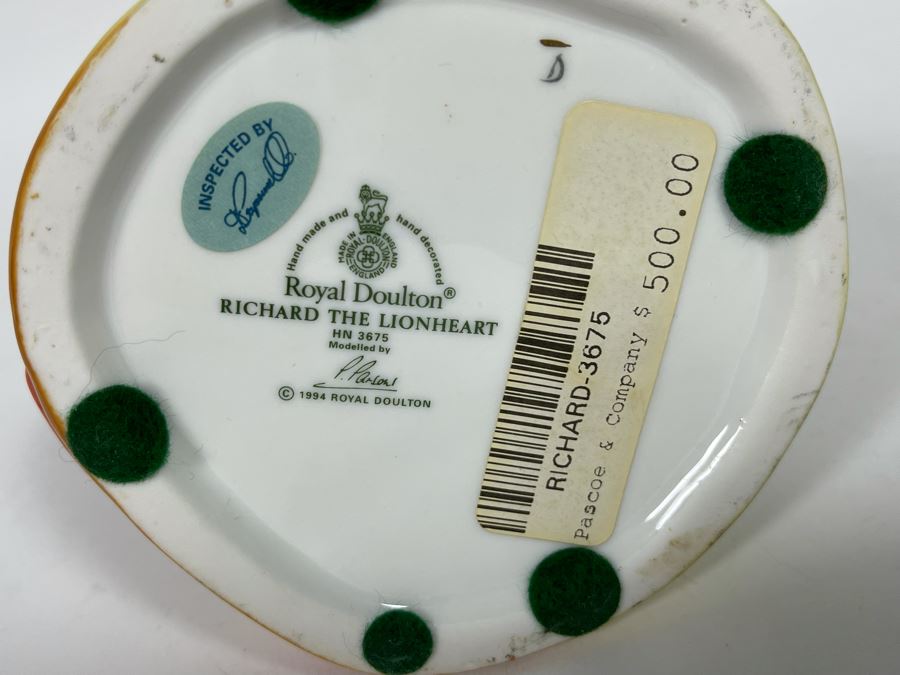 Royal Doulton Richard The Lionheart Figurine 10H HN3675 [Photo 17]