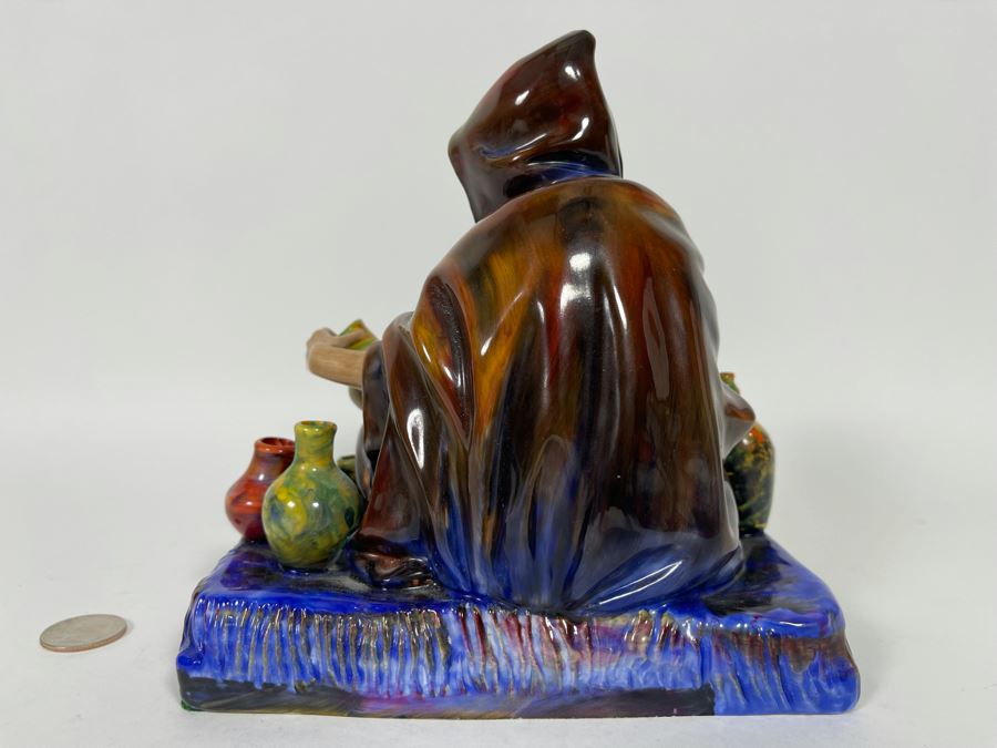 Old Royal Doulton The Potter Figurine 10H HN1493 Very Slight Clip On Side (See Photos) 7W X 5.5D X 7H [Photo 18]