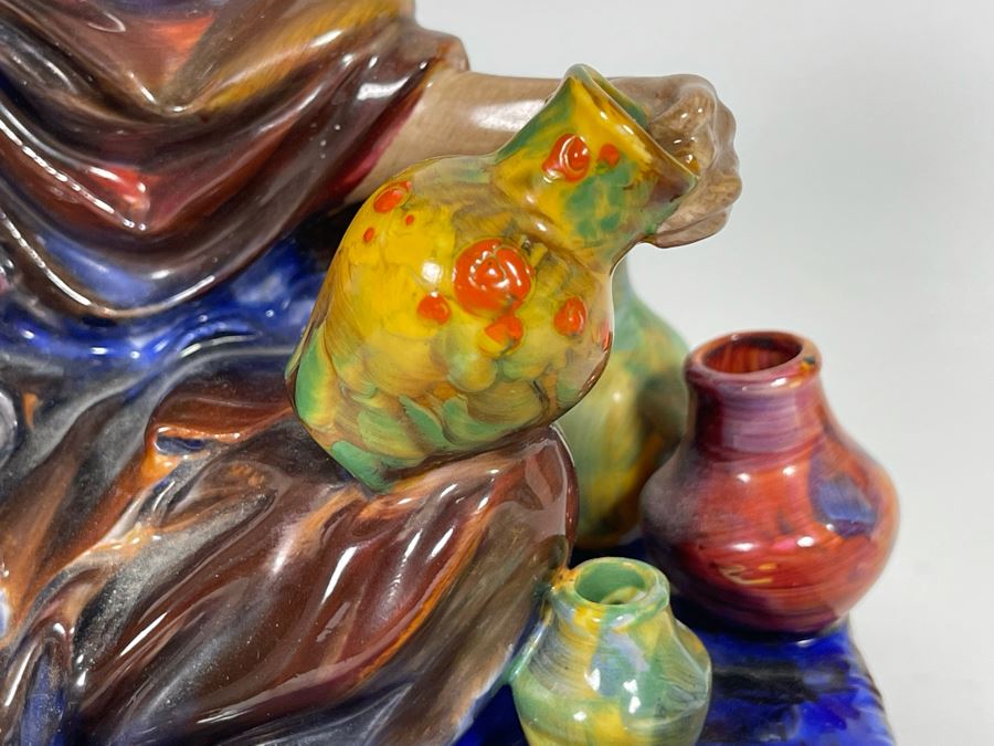 Old Royal Doulton The Potter Figurine 10H HN1493 Very Slight Clip On Side (See Photos) 7W X 5.5D X 7H [Photo 8]