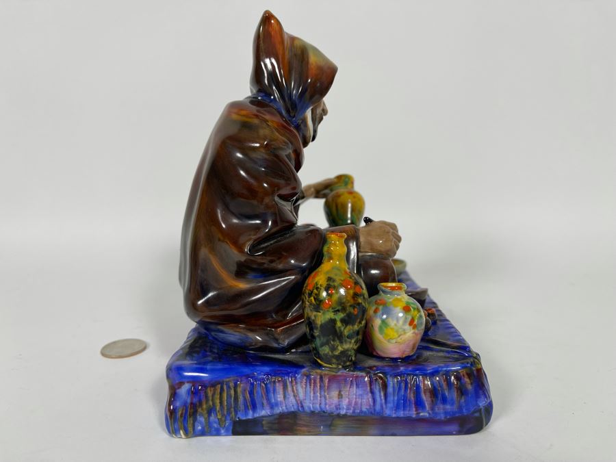 Old Royal Doulton The Potter Figurine 10H HN1493 Very Slight Clip On Side (See Photos) 7W X 5.5D X 7H [Photo 19]