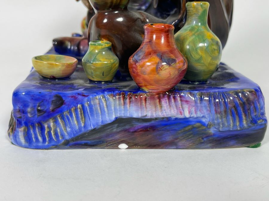 Old Royal Doulton The Potter Figurine 10H HN1493 Very Slight Clip On Side (See Photos) 7W X 5.5D X 7H [Photo 16]