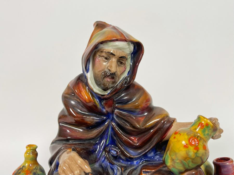 Old Royal Doulton The Potter Figurine 10H HN1493 Very Slight Clip On Side (See Photos) 7W X 5.5D X 7H [Photo 6]