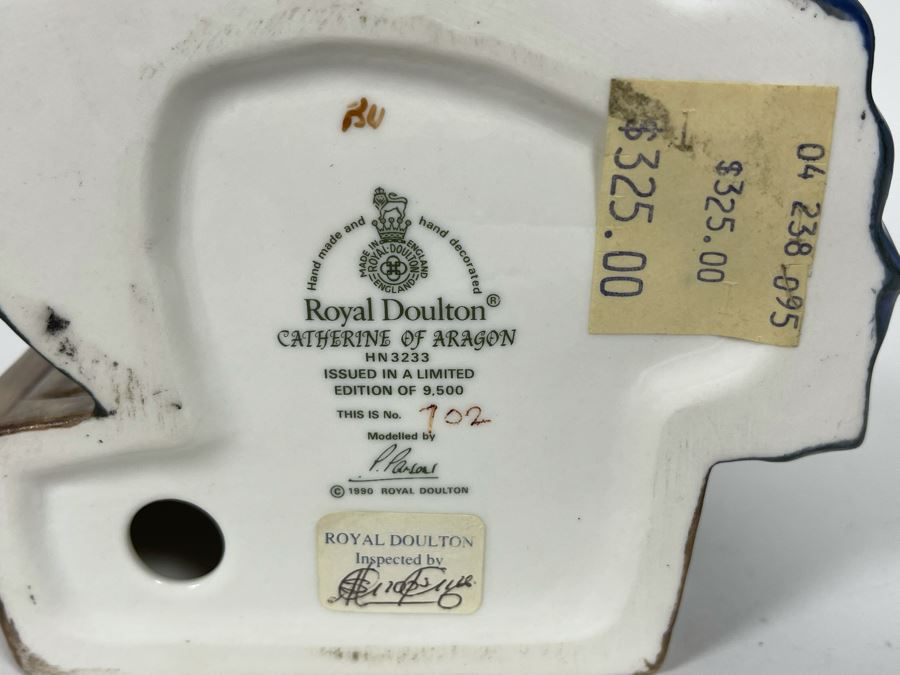 Royal Doulton Catherine Of Aragon Limited Edition Figurine 7H HN3233 [Photo 13]