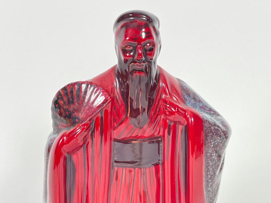Royal Doulton Flambe Confucius Figurine 9H HN3314 [Photo 8]