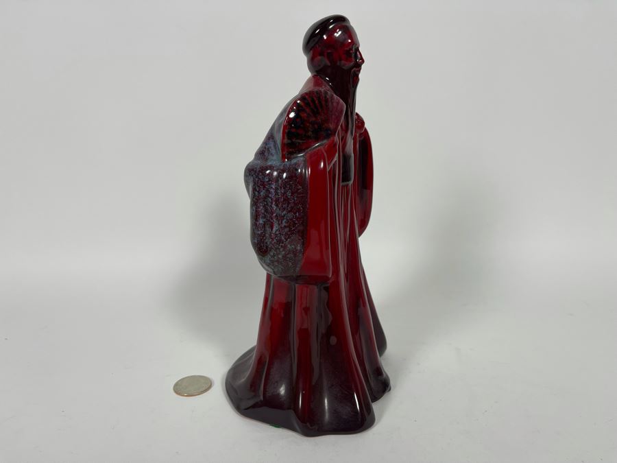 Royal Doulton Flambe Confucius Figurine 9H HN3314 [Photo 6]