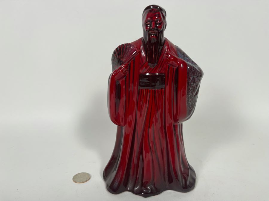Royal Doulton Flambe Confucius Figurine 9H HN3314 [Photo 2]