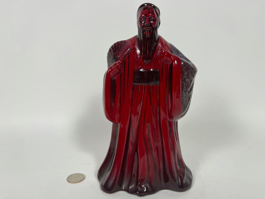 Royal Doulton Flambe Confucius Figurine 9H HN3314 [Photo 3]
