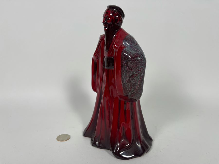 Royal Doulton Flambe Confucius Figurine 9H HN3314 [Photo 4]