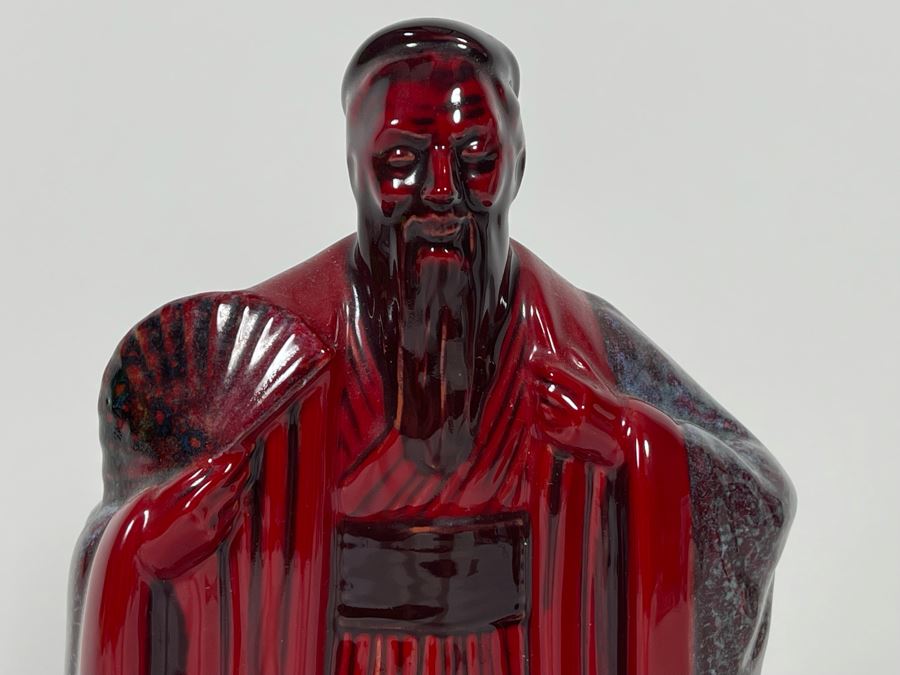 Royal Doulton Flambe Confucius Figurine 9H HN3314 [Photo 9]