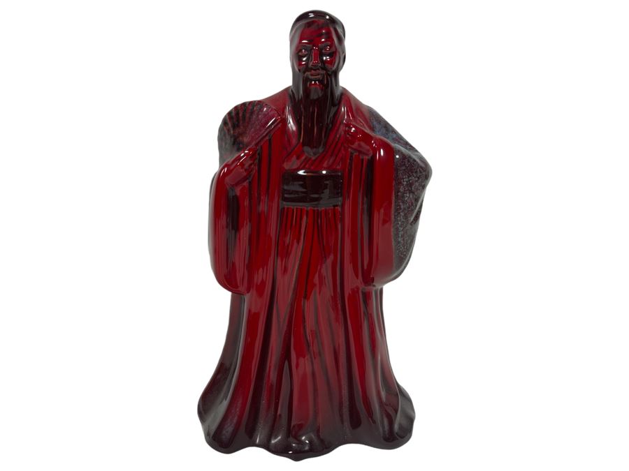 Royal Doulton Flambe Confucius Figurine 9H HN3314 [Photo 1]
