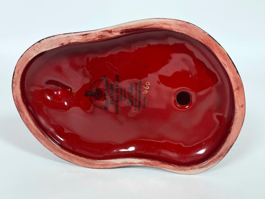 Royal Doulton Flambe Samurai Warrior Figurine 10H HN3402 [Photo 16]