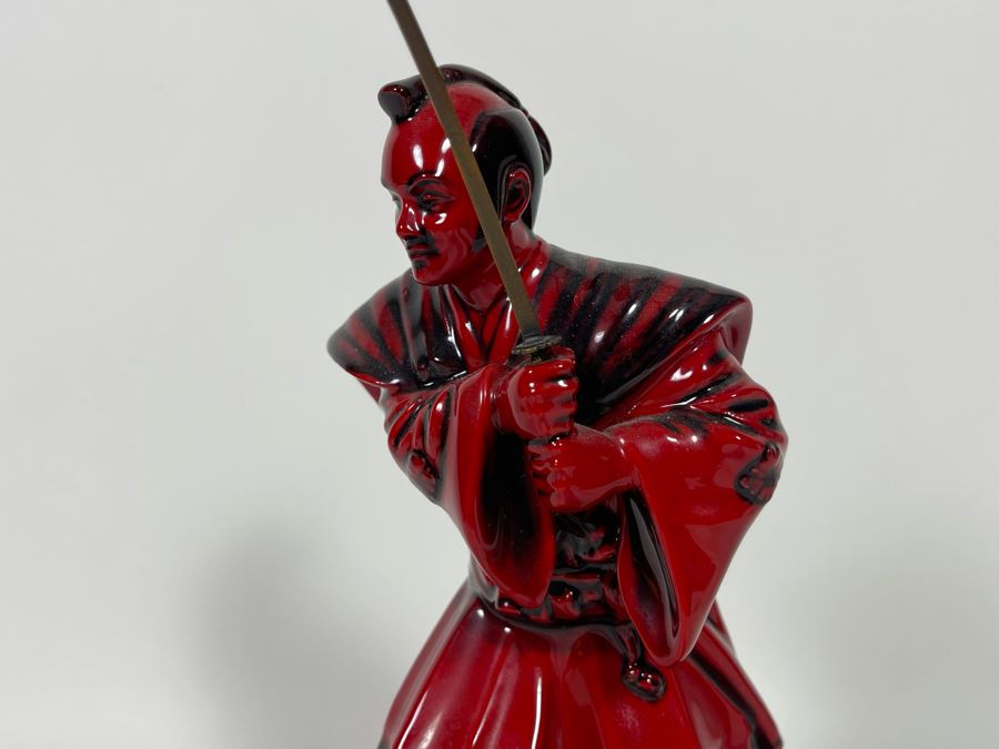 Royal Doulton Flambe Samurai Warrior Figurine 10H HN3402 [Photo 8]