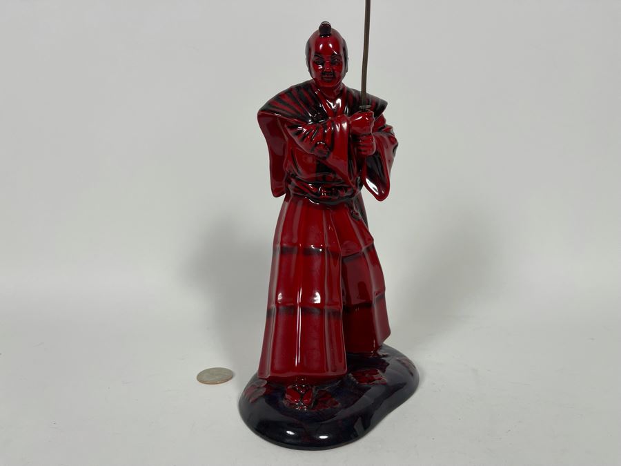 Royal Doulton Flambe Samurai Warrior Figurine 10H HN3402 [Photo 5]