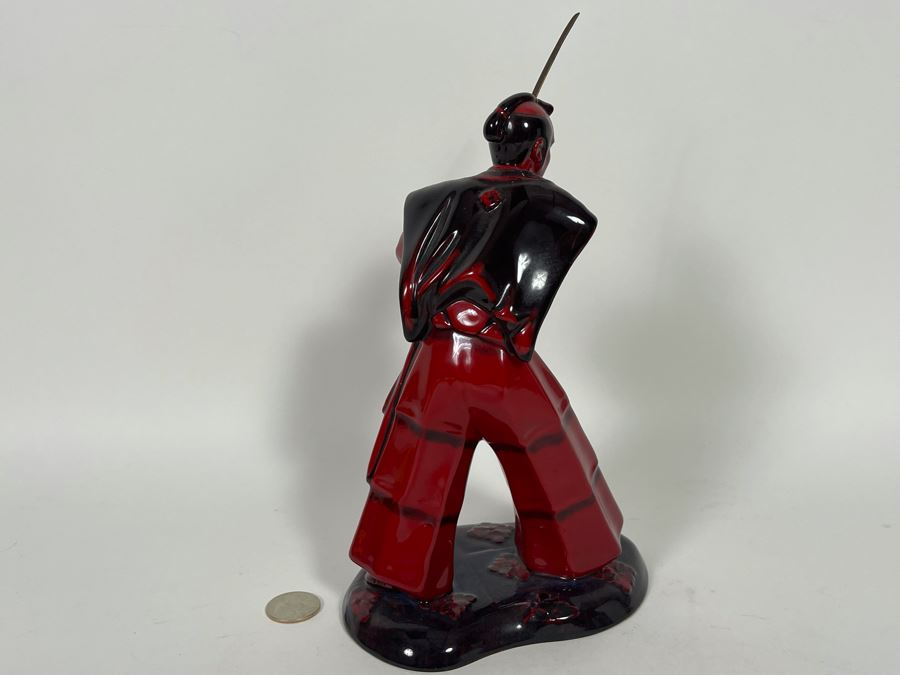 Royal Doulton Flambe Samurai Warrior Figurine 10H HN3402 [Photo 13]