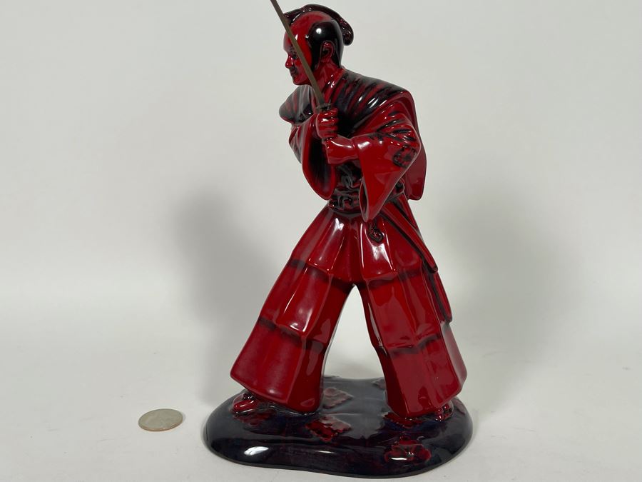 Royal Doulton Flambe Samurai Warrior Figurine 10H HN3402 [Photo 11]