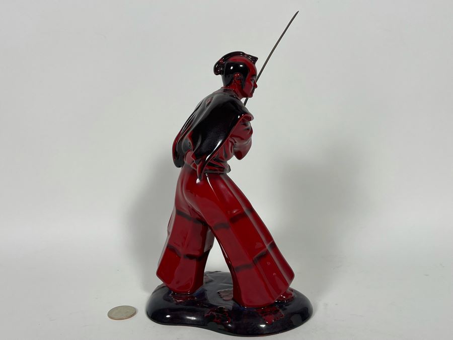 Royal Doulton Flambe Samurai Warrior Figurine 10H HN3402 [Photo 14]