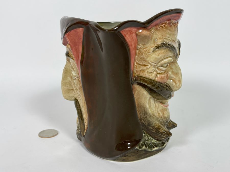 Rare Royal Doulton Mephistopheles Devil With Verse Toby Jug Mug 5.75H [Photo 7]